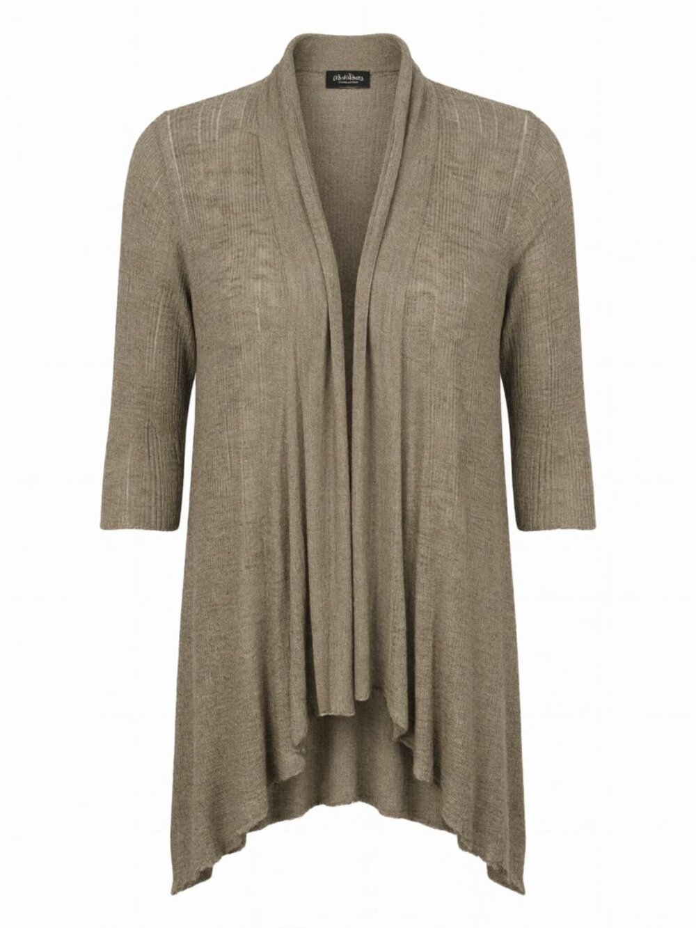 Eileen Fisher Women's Open Front Cardigan L Beige